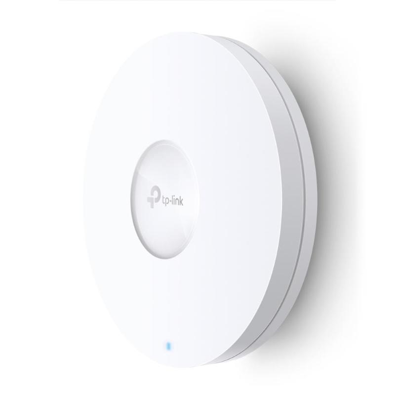 Tp-link eap620 hd access point ax1800 dualband wi-fi 6 1 porta gigabit rj45 poe mu-mimo 4 antenne interne bianco