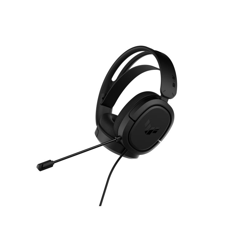 Asus tuf gaming h1 cuffie da gaming con suono surround 7.1 microfono certificato da discoteca e teamspeak design leggero e confortevole