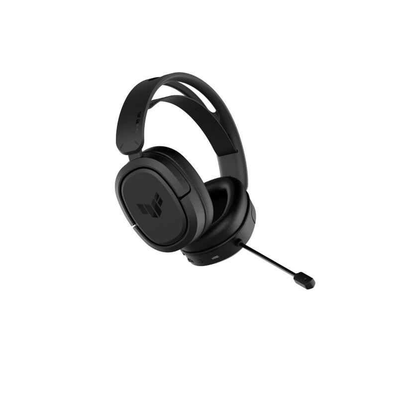 Asus tuf gaming h1 wl cuffia gaming wireless a padiglione audio surround 7.1 con bassi profondi microfono certificato discord e teamspeak black