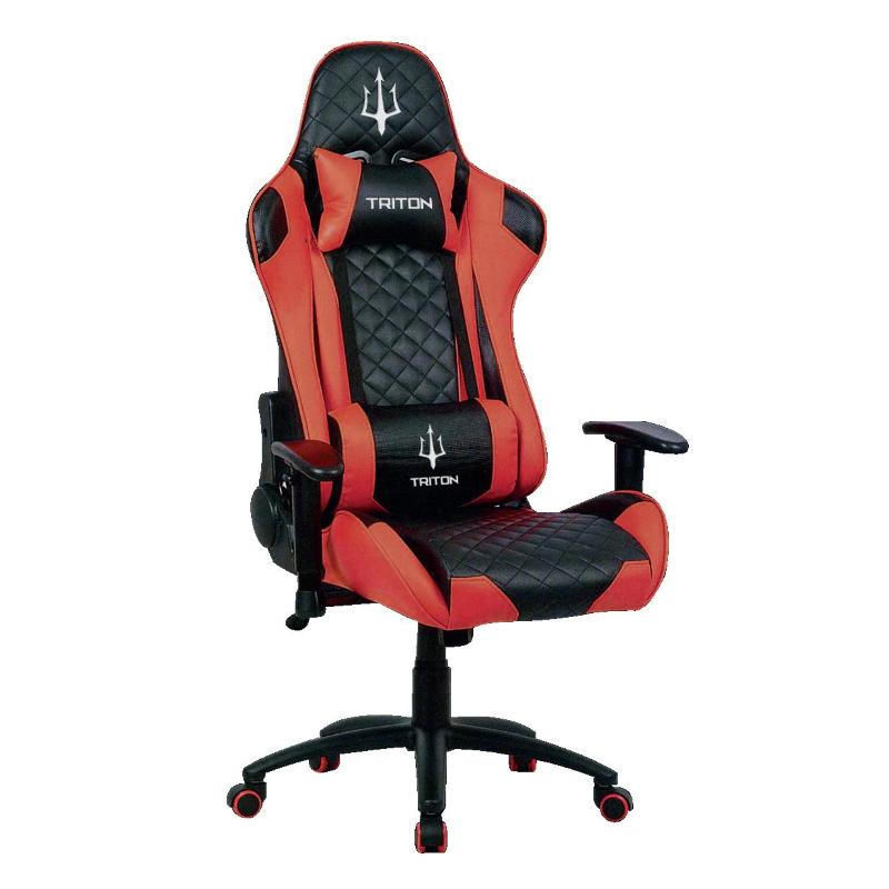 Atlantis triton sedia gaming modello x3 nero-rossa