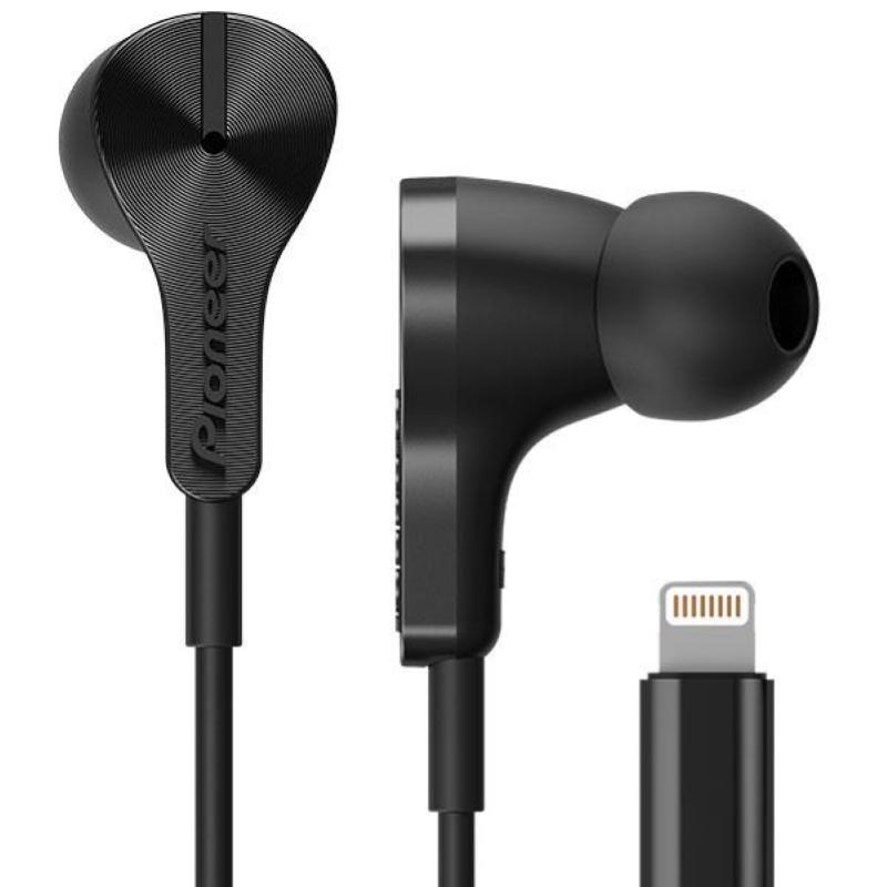 Pioneer rayz plus auricolare lightning per apple in-ear con filo grigio grafite