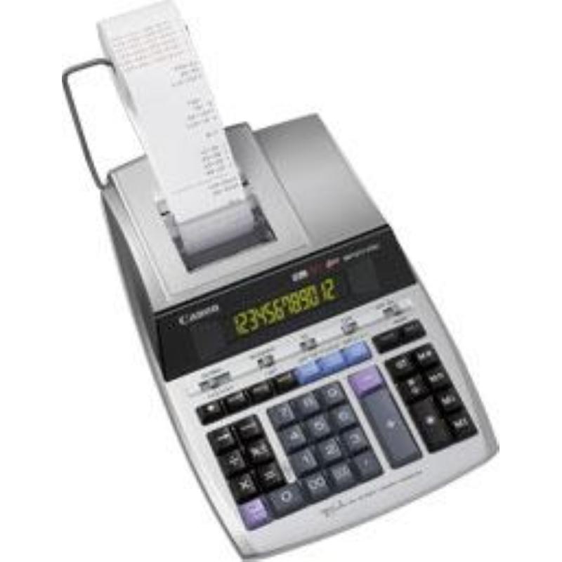 Canon mp 1211-ltsc calcolatrice professionale scrivente a 12 cifre alimentazione ca colore grigio
