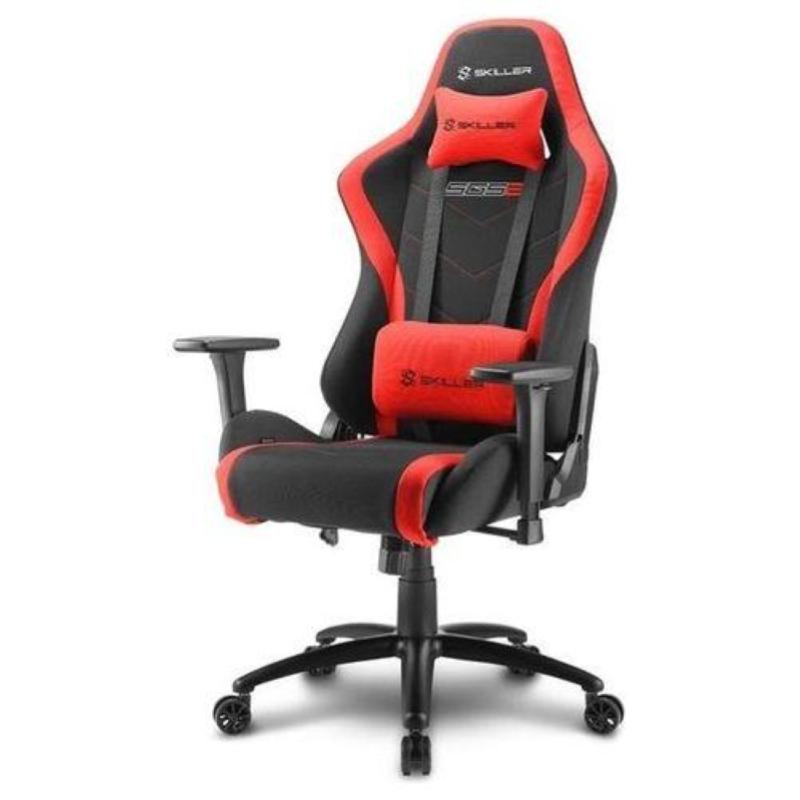 Sharkoon skiller sgs2 poltrona gaming in pelle sintetica colore nero e rosso