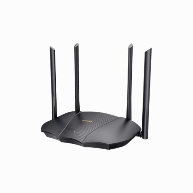 Tenda tx9 pro router wireless wi-fi 6 ax3000 dual band gigabit 5ghz 2.4ghz 4 antene esterne 6dbi nero