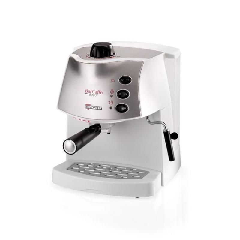 Termozeta 74527a barcaffe` 9000 macchina per caffe` espresso manuale 850 w 1.8 lt 15 bar silver
