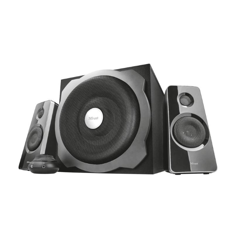 Trust 19019 set altoparlanti 2.1 potenza tot 60w rms con subwoofer colore nero