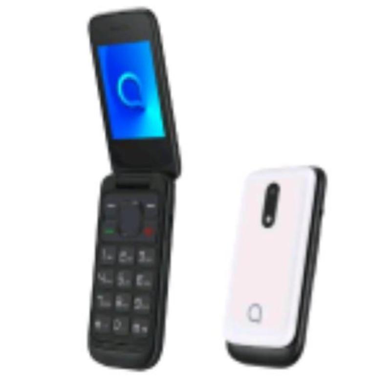Alcatel 2057d dual sim 2.4 clamshell italia pure white