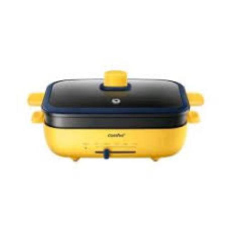 Comfee mc-dh3020a2 griglia multifunzionale 1.300 w temperatira variabile 80-200° yellow