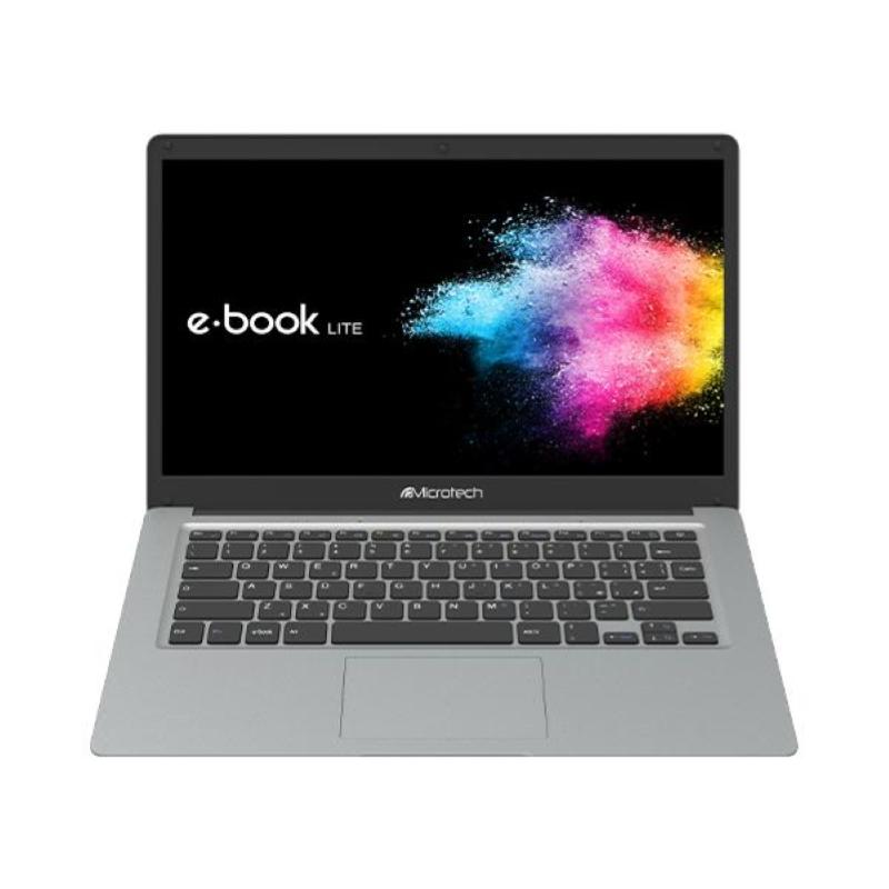 Microtech e-book lite 14.1 intel celeron n4020 1.1ghz ram 4gb-emmc 64gb-win 10 prof edu grigio (ebl14b/w3)
