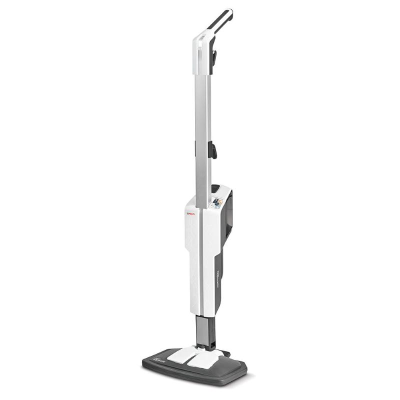 Polti vaporetto sv610 style scopa a vapore 2 in 1 con pulitore portatile integrato 1.500w serbatoio 500 ml con 15 accessori white grey