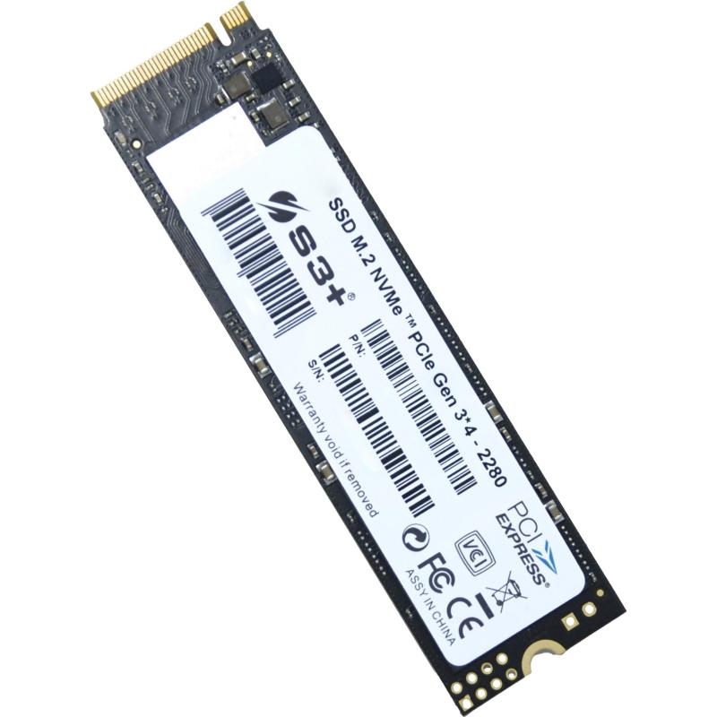 S3+ s3ssdd480 ssd 480gb m.2 2280 nvme pci express 3.0 tlc
