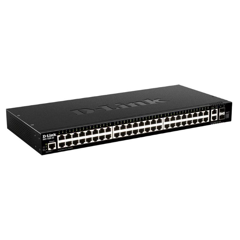 D-link dgs-1520-52 switch gestito l3 48 porte gigabit smartpro 48 x 10/100/1000 + 2 x 10 gigabit ethernet + 2 x 10 gigabit sfp+