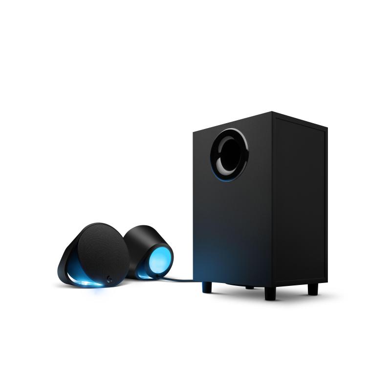 Logitech g560 pc gaming rgb altoparlanti con dts x ultra surround sound i illuminazione lightsync basata sui giochi due altoparlanti e un subwoofer