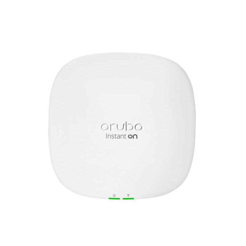 Hpe aruba r9b33a access point wi-fi 6 dual-band mu-mimo poe bianco per soffitto-parete