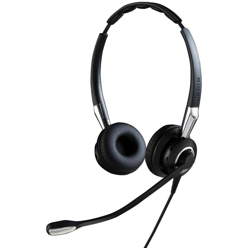 Jabra biz 2400 ii duo cuffia con microfono