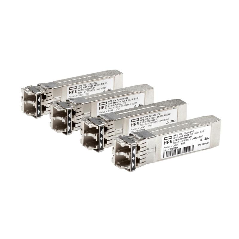Msa 10gb sr iscsi sfp 4pk with sfp 4pk xcvr