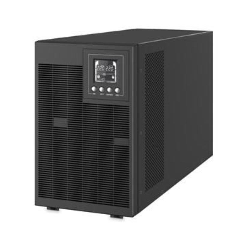Atlantis a03-op3002p pro ups online gruppo di continuita` server doppia conversione onda sinusoidale pura 3000va 2700w, tower display lcd, usb, seriale rs-232, 4 uscite iec, slot snmp, 6x12v-9ah