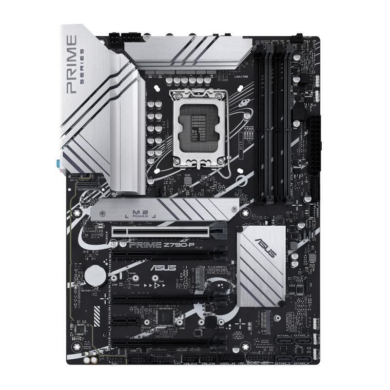 Asus prime z790-p scheda madre gaming atx intel z790 lga1700 ddr5 pci 5.0 realtek 2.5gb ethernet realtek 7.1 3xm.2 4xsata 6gb-s aura sync rgb nero