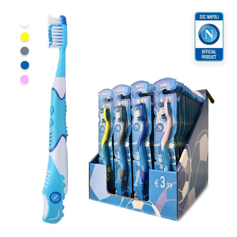 Nemes napoli kst k3na24 spazzolino elettrico da denti per adulto fantasie assortite conf 24 pz.