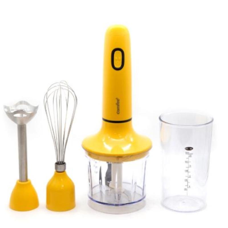 Midea comfee` mj-bh30w103 frullatore ad immersione 400 w con accesorio sbattitore tritatutto giallo