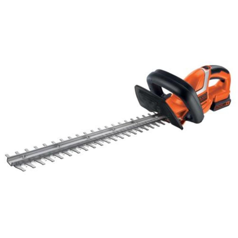 Black + decker tagliasiepi a batteria litio 18v 2.0ah 45cm per potature efficaci e maneggevoli nel giardino
