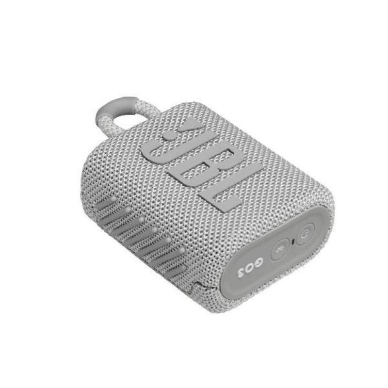 Jbl go 3 speaker bluetooth portatile cassa altoparlante wireless con design compatto resistente ad acqua e polvere ipx67 fino a 5h di autonomia usb bianco