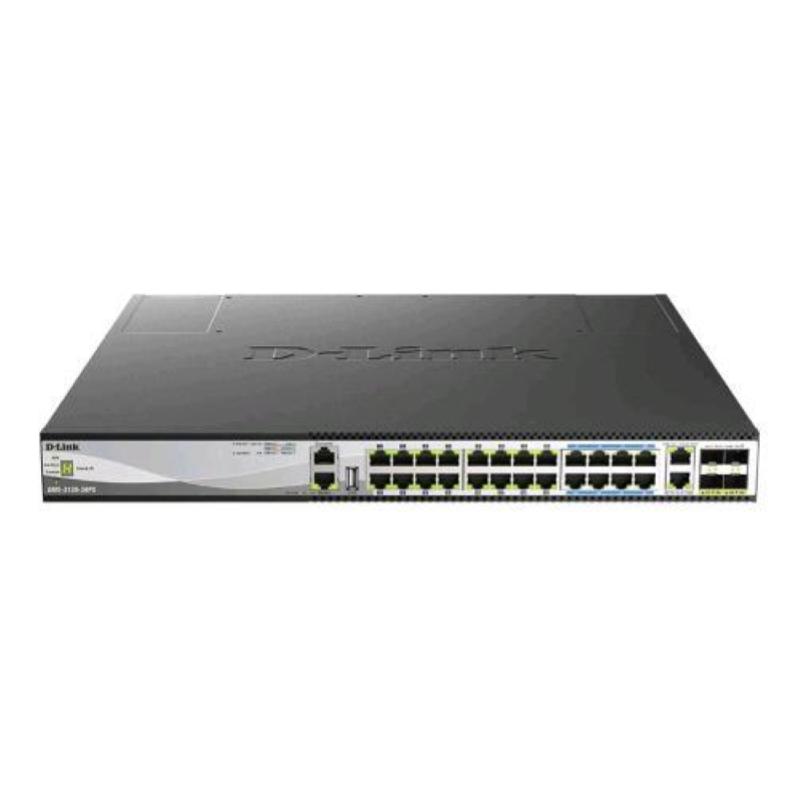 D-link dms 3130-30ps switch multi-gigabit l3 gestito - 16 x 100/1000/2.5g (poe+) + 8 x 100/1000/2.5g/5g (poe++) + 2 x 100/1000/2.5g/5g/10gbase-t + 4 x 10 gigabit / 25 gigabit sfp28 - montabile su rack - poe++ (740 w)