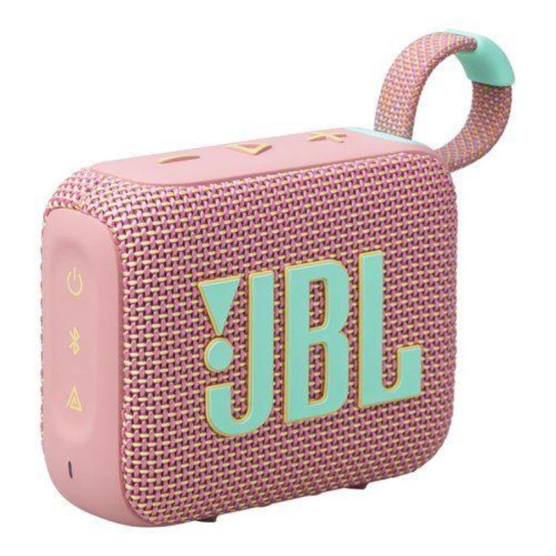 Jbl go 4 speaker bluetooth portatile altoparlante wireless con design compatto waterproof e resistenza alla polvere ip67 fino a 7 h di autonomia usb compatibile con app jbl portable rosa