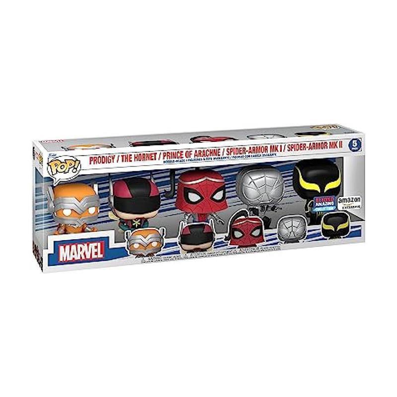 Funko pop spider-man 5-pk (62281) - marvel