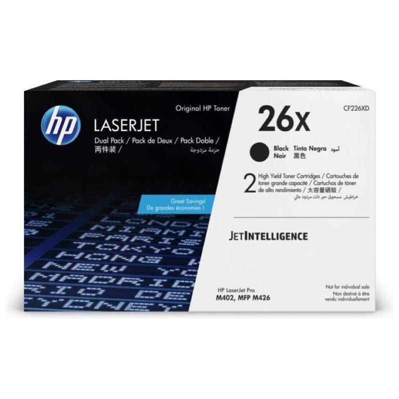 Hp 26xd toner originale nero 9000 pag 2 pz