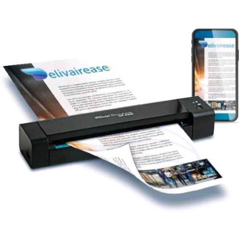 Iriscan anywhere 6 wi-fi scanner portatile duplex a colori a4 15ppm usb nero