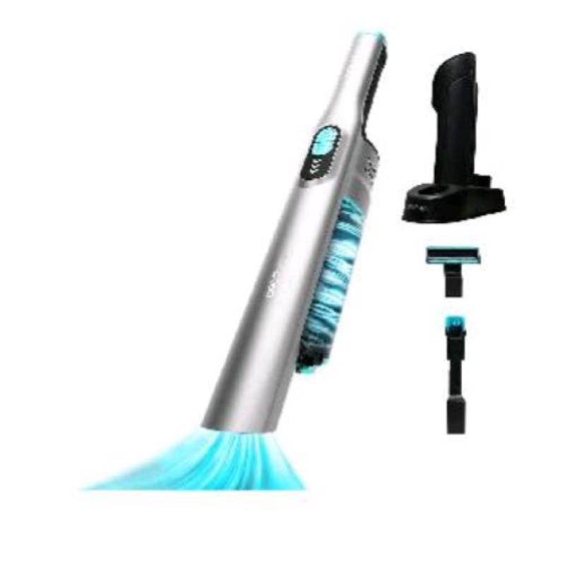 Cecotec conga rockstar micro aspirapolvere portatile senza filo attacco 2 in 1 base di ricarica con accessori