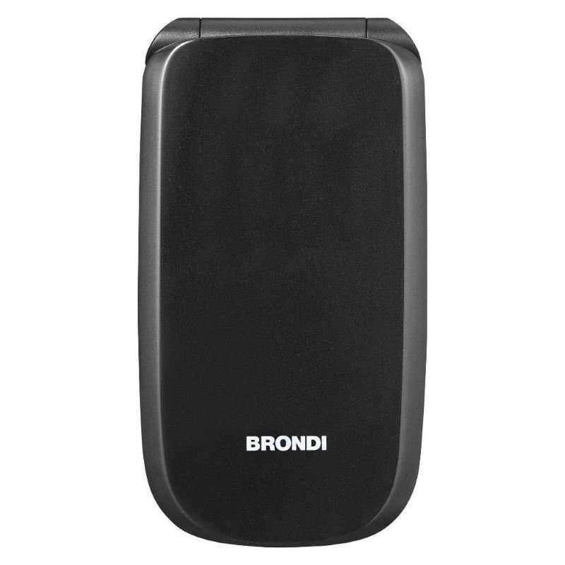 Brondi raptor 2.8`` dual sim tasti rapidi torcia flip attivo black metal