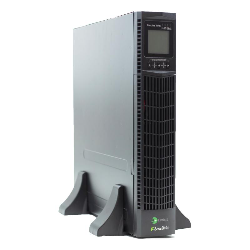 Ups elsist flexible 1000va/900w rack/tower lcd online profondita 325mm con morsettiera fino:31/03