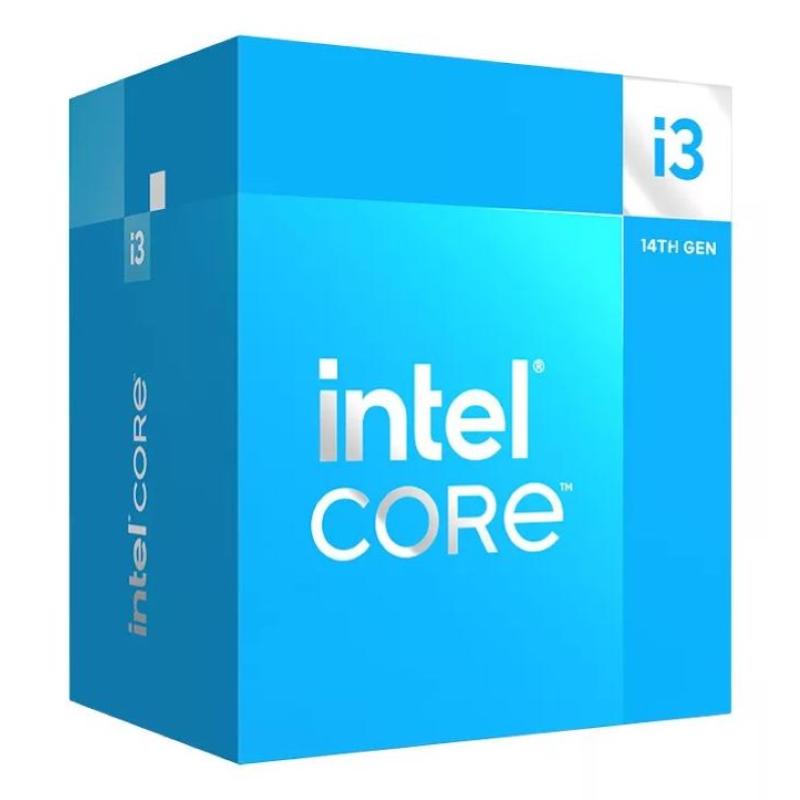 Cpu intel raptor lake i3-14100 3.5ghz(4.7ghz turbo) 4core bx8071514100 12mb lga1700 60w uhd graphics 730 box garanzia 3 anni