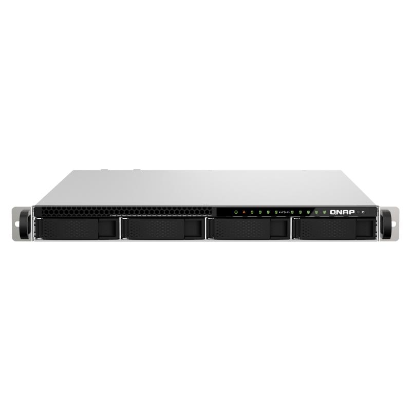 Nas rack 1u qnap ts-h987xu-rp-e2334-16g 9hd(4x3.5 + 5x2.5 pcie/sata) 2x2.5gbe 2x10gbase-t 16gb ddr4 xeon e-2334 4c 3.4ghz 2x250w