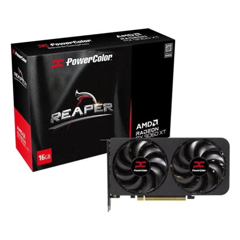 Powercolor reaper radeon rx 9060 xt 16gb gddr6 hdmi/2*displayport pci ex 5.0 16x