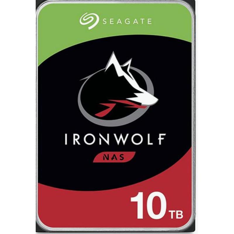 Hard disk sata3 3.5 x nas 10000gb(10tb) seagate ironwolf st10000vn000 7200rpm cache 256mb per nas da 1 a 8 unita