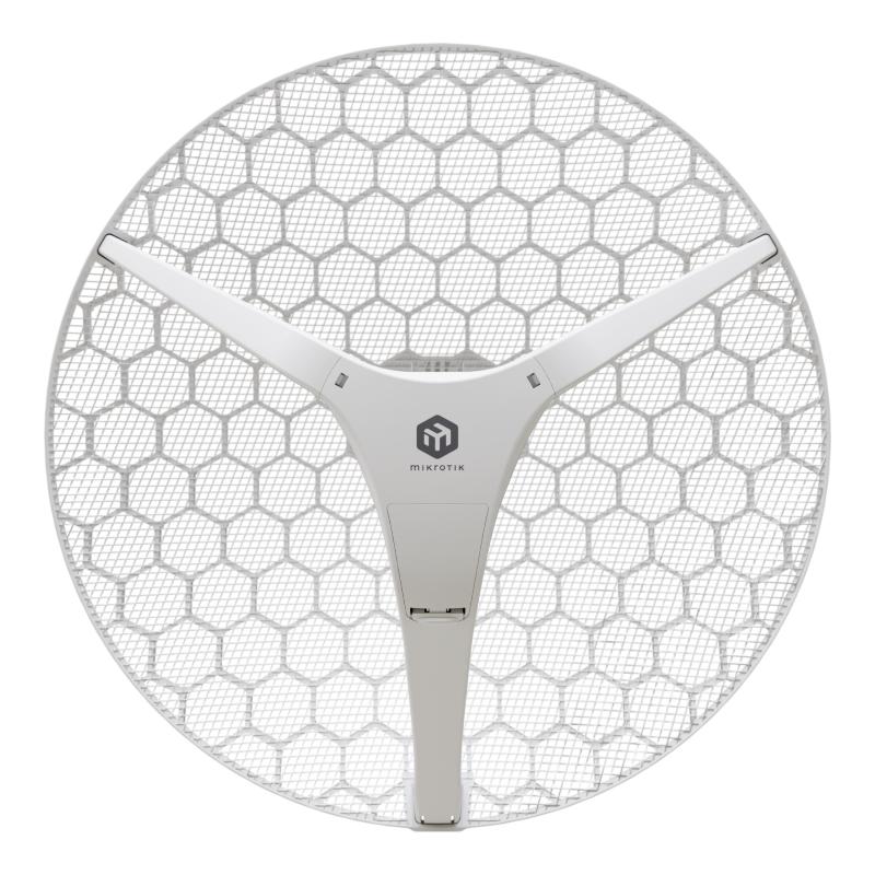 Cpe 5 ghz mikrotik lhg-5axd-xl con ant.integrata 27dbi,wi-fi6,1p gigabit ethernet con poe passivo.