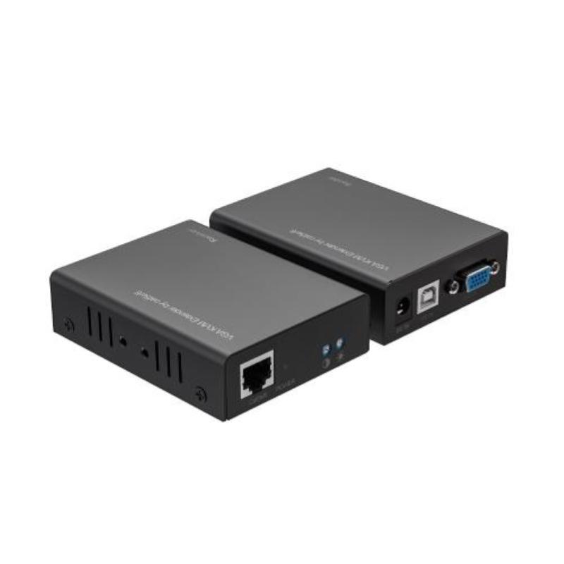 Propart kit tx-rx extender vga e usb,utp a 300mt, 1080p@60hz,loopout