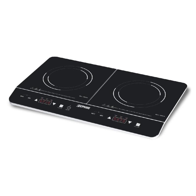 Zephir piastra induzione doppiacon display 12/26cm 2800w zhc14-16