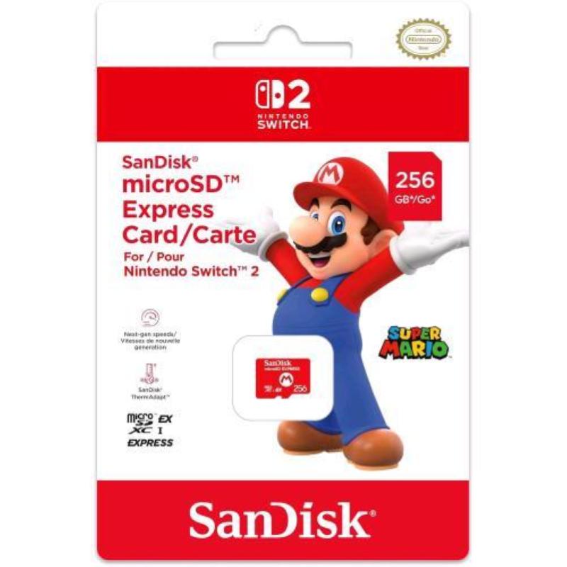 Nintendo switch 2 sandisk micro sd 256gb