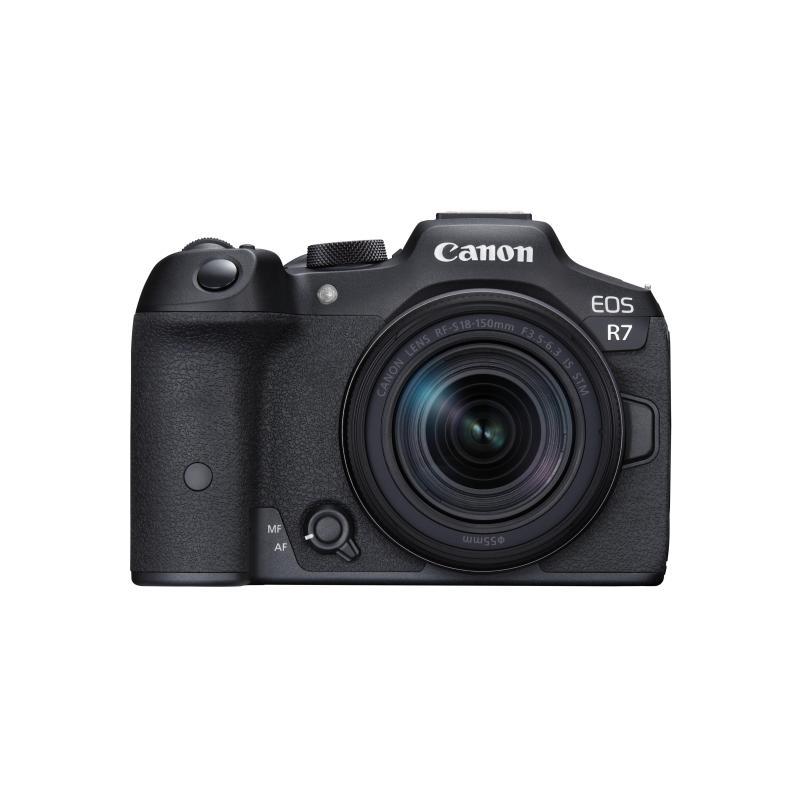 Kit fotocamera mirrorless canon eos r7 + obiettivo 18-150mm - prodotto in italiano