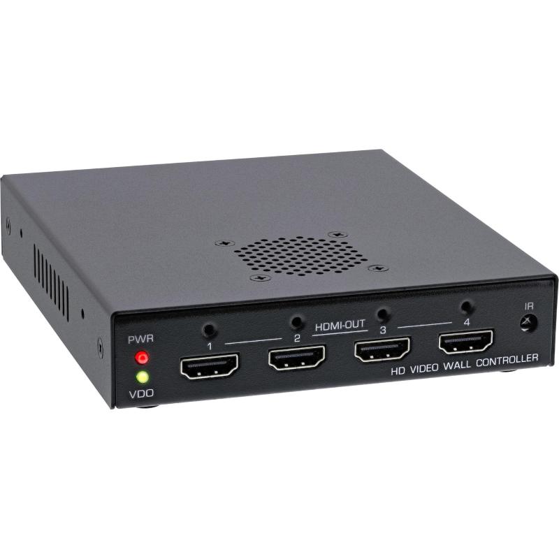Inline hdmi video wall controller 1 a 4, full-hd