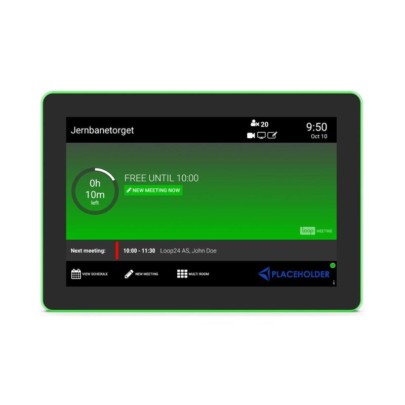Loopmeeting - pannello touch 10