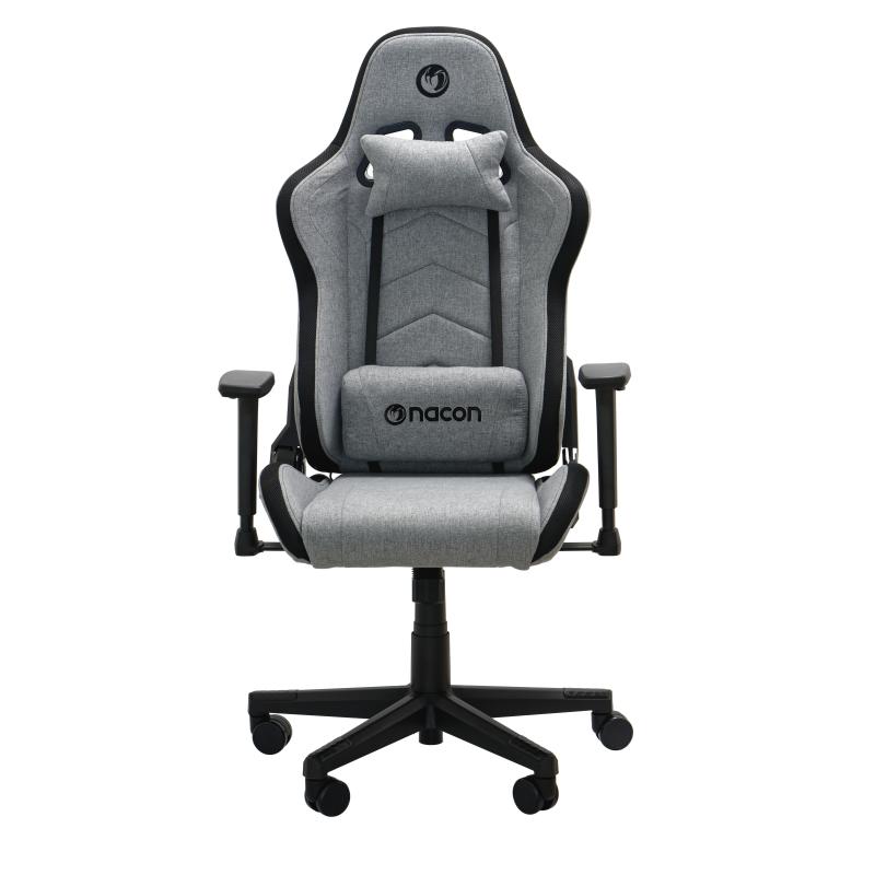 Nacon sedia gaming tessuto, reclinabile 180 rgb