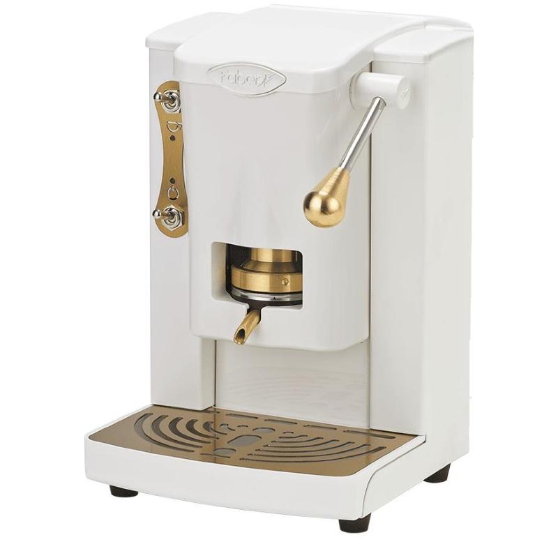 Faber macchina da caffe` a cialde piccola kolor white milk prestige