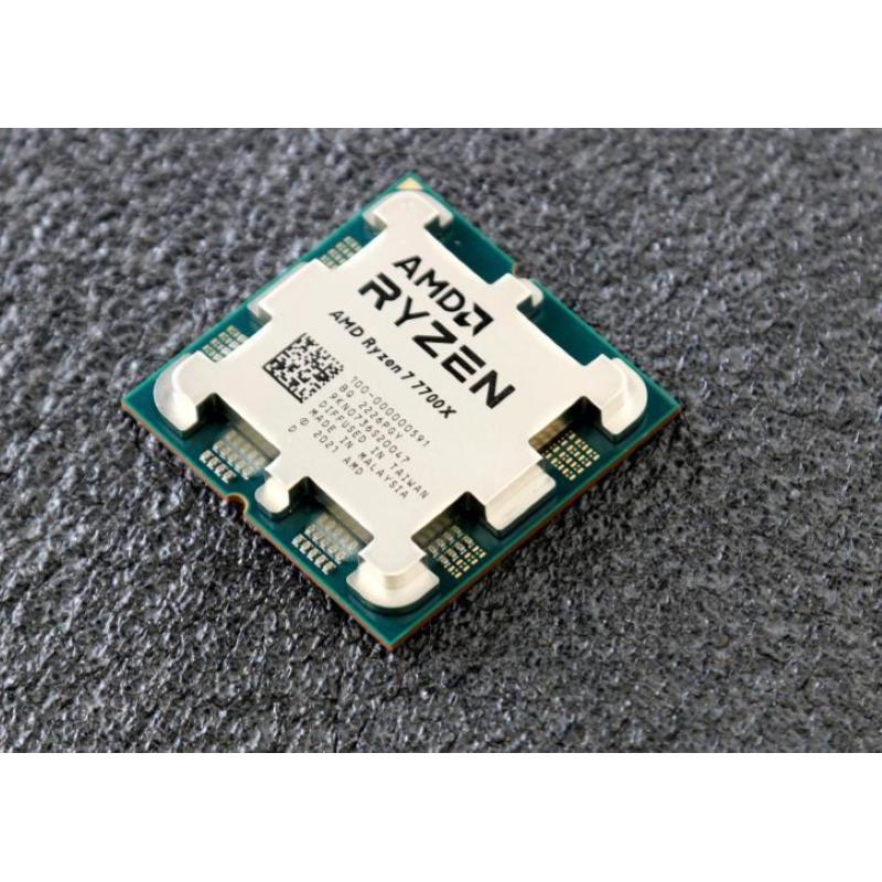 Amd cpu ryzen 7, 7700x, am5, 4.50ghz 8 core, cache 32mb, 105w, wof