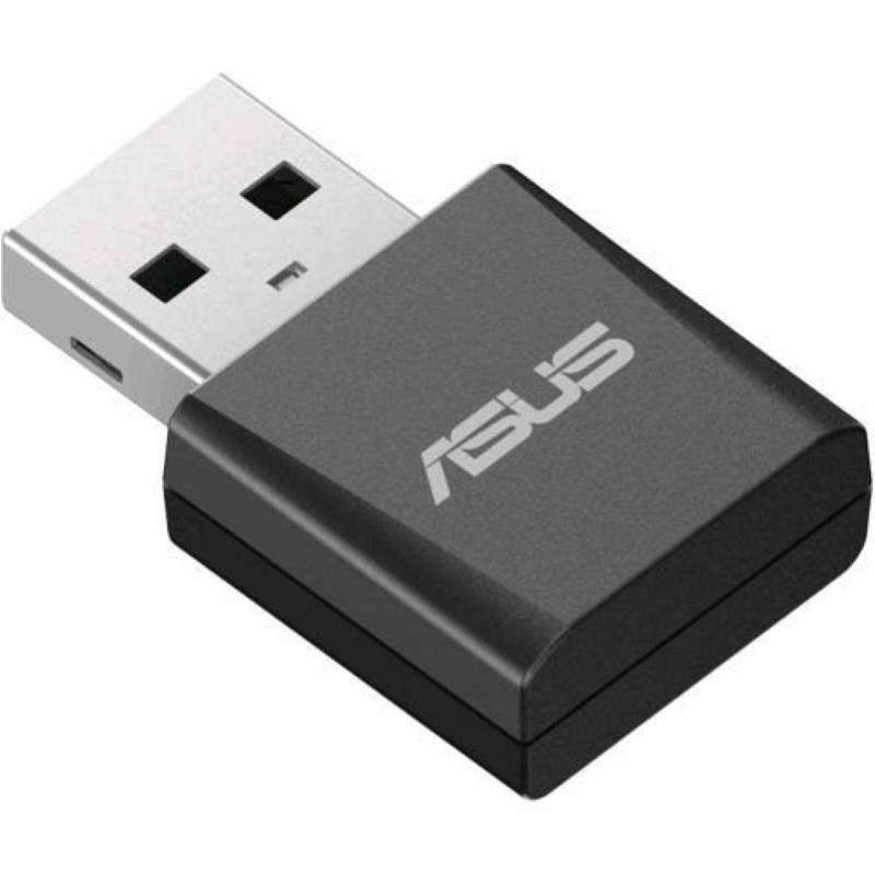 Asus usb-be92-nano adattatore di rete usb tri band wi-fi 7 be6500 nero