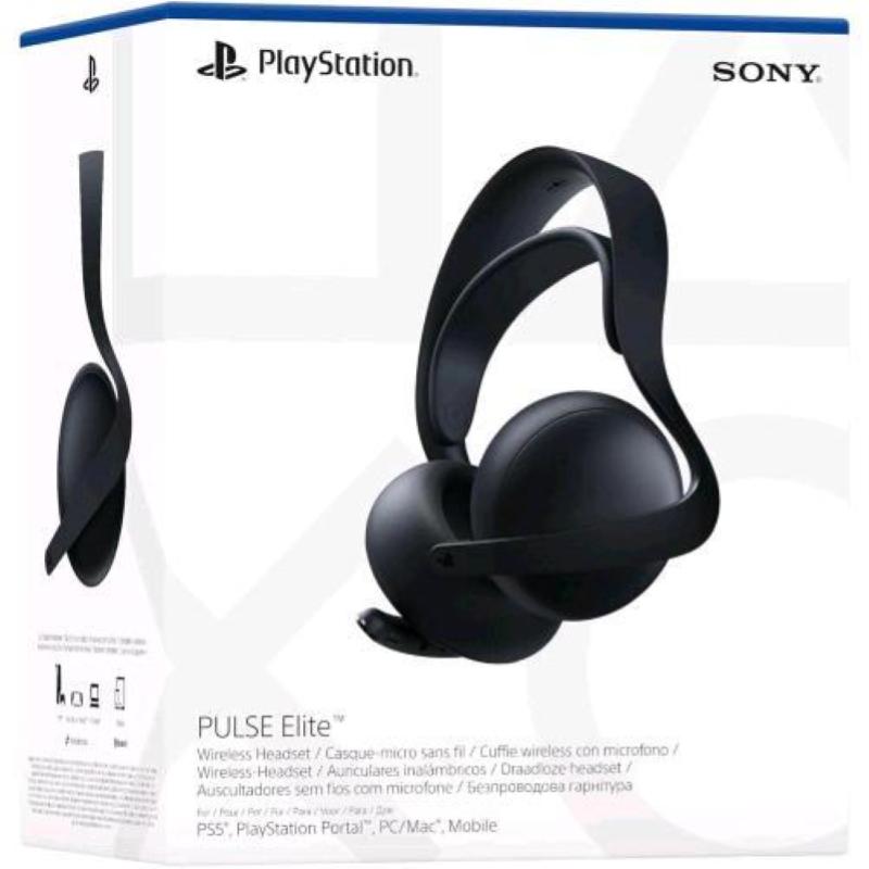 Sony ps5 pulse elite cuffie wireless con microfono midnight black